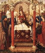 DARET, Jacques Altarpiece of the Virgin inx oil painting on canvas